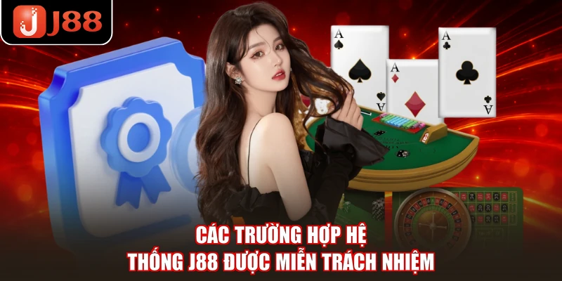 Các trường hợp hệ thống J88 được miễn trách nhiệm